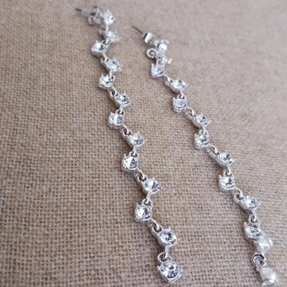 Silver Long Earrings - Picture 4 of 8